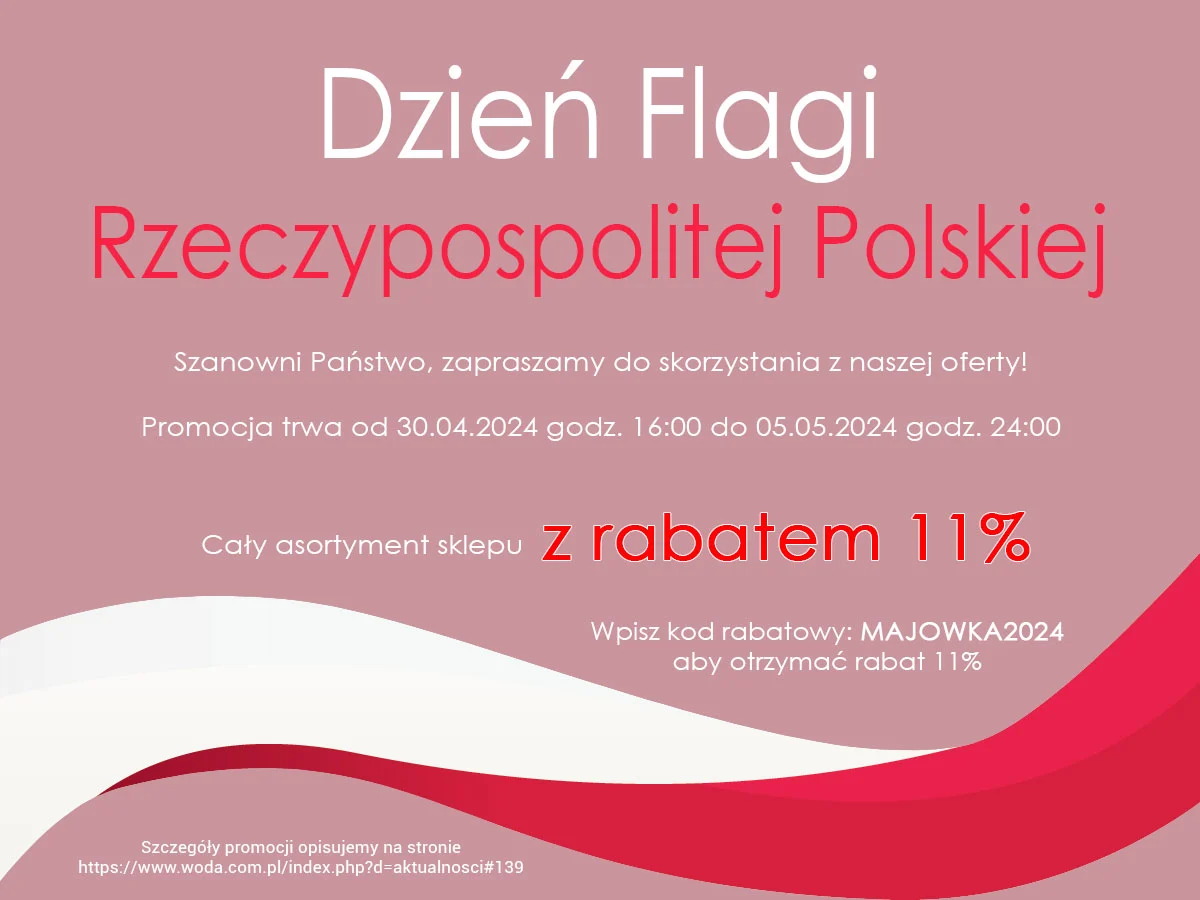 www.woda.com.pl promocja Dzień Flagi