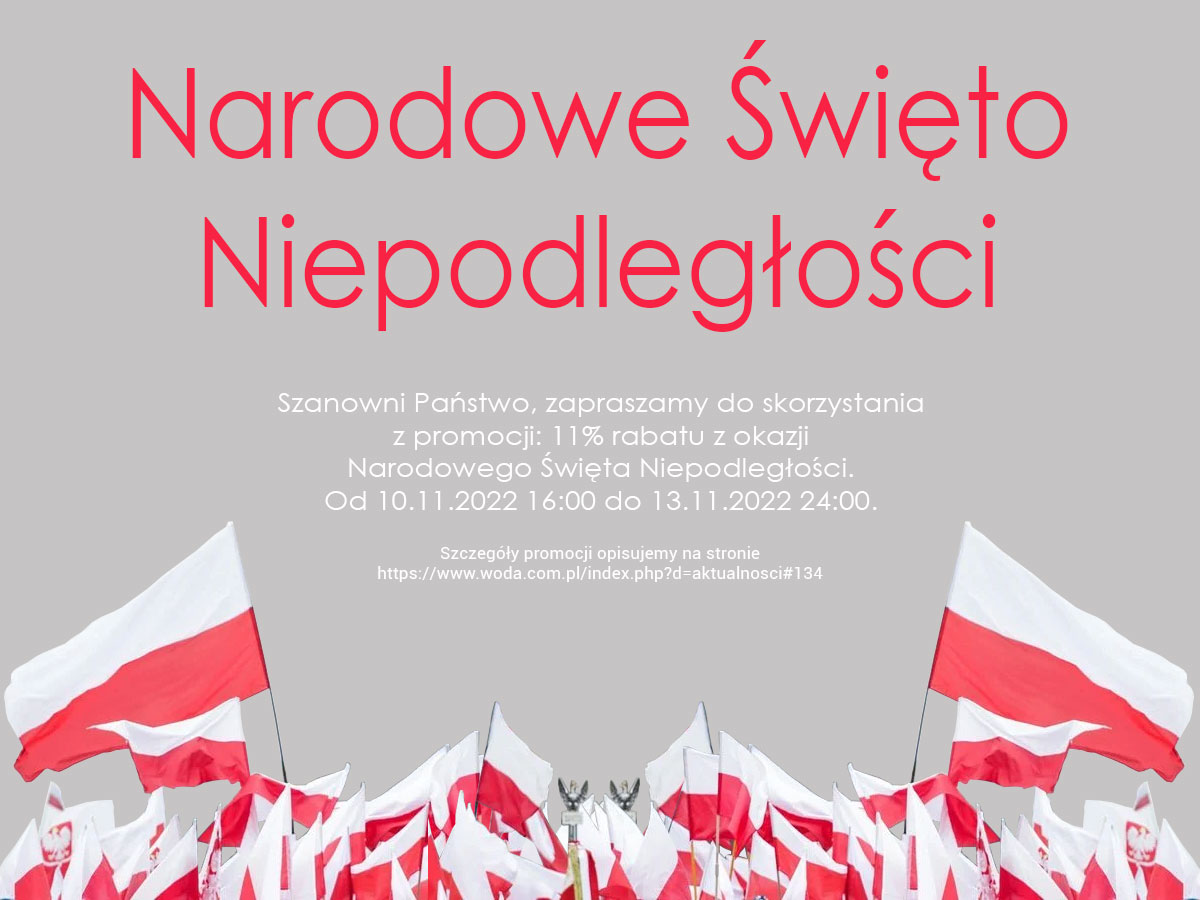 www.woda.com.pl - Święto Niepodległości