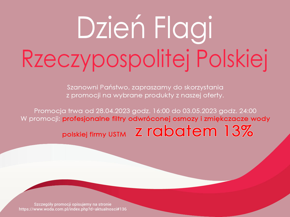 www.woda.com.pl promocja Dzień Flagi