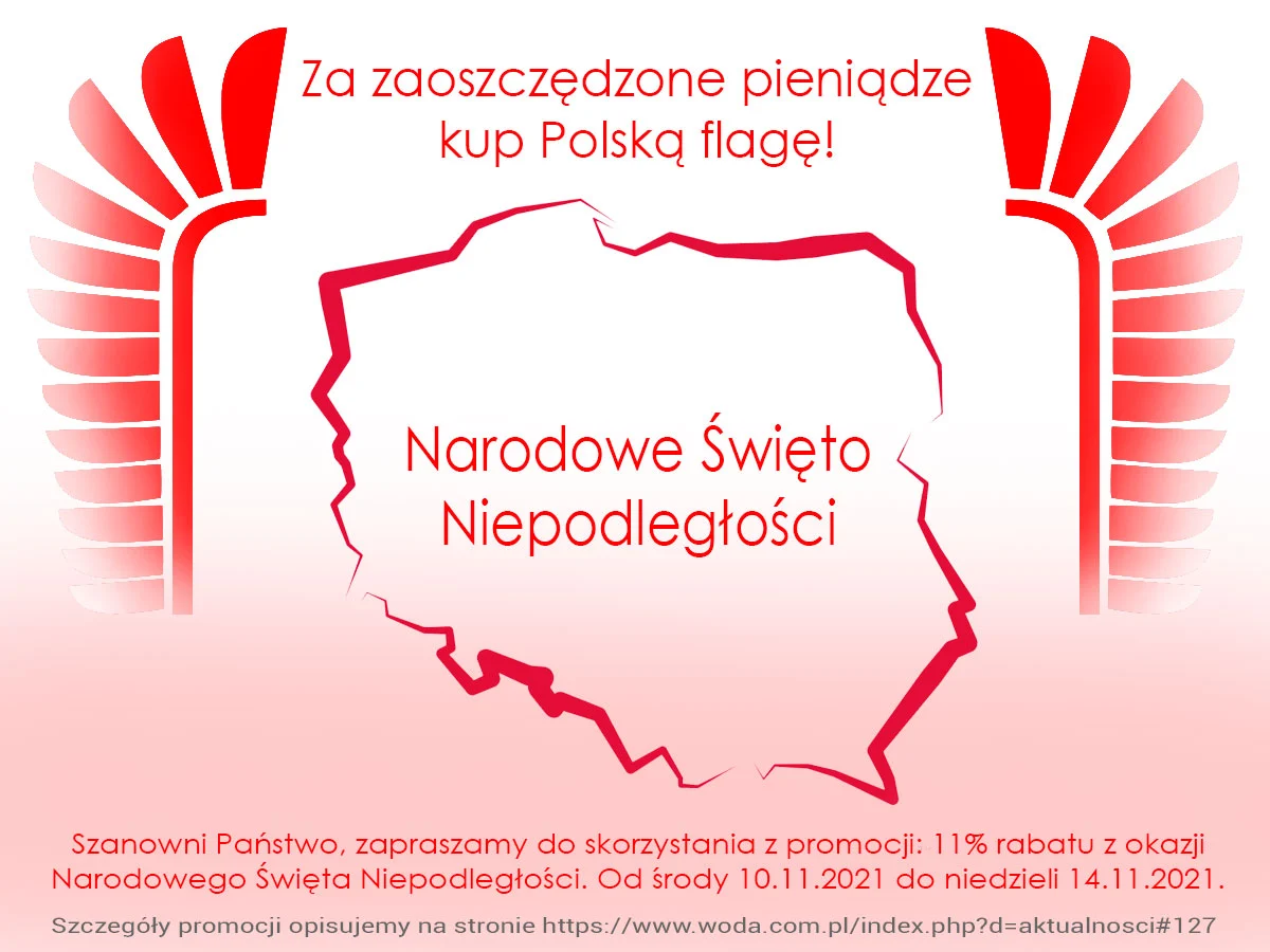 www.woda.com.pl Święto Niepodległości