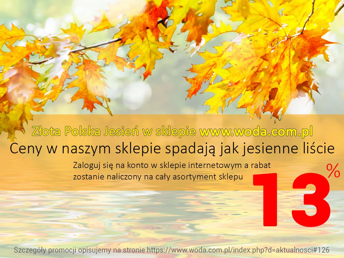 www.woda.com.pl jesienna promocja