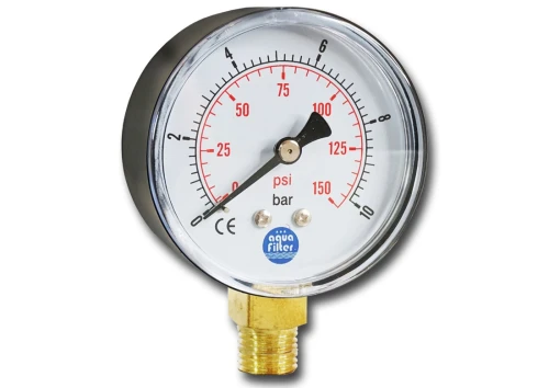 KCGA-1 : Manometr, ciśnieniomierz 0-10 bar - gwint 1/4 cala
