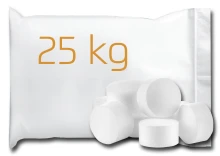 NACL25 : Sól próżniowa tabletkowana (Chlorek Sodu NaCl) opakowanie 25kg