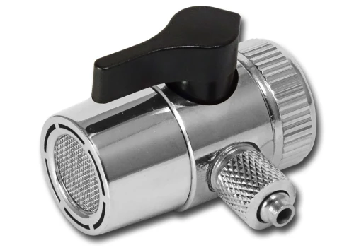 AP-SDV-04Q : Mosiężne, chromowane przyłącze wody do wylewki baterii zlewozmywaka