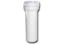 WF14WW-Q : Korpus filtra wody UST-M 10 cali - biały (szybkozłączki 1/4 cala)