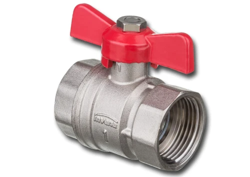 Zawór kulowy niklowany z gwintami 3/4 cala - GW/GW
