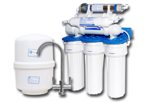 RO7-AQF-MP-FXT : Kompletny filtr z biorezonatorem AquaFilter USA + wkłady na 1,5 roku + GRATIS TESTER WODY