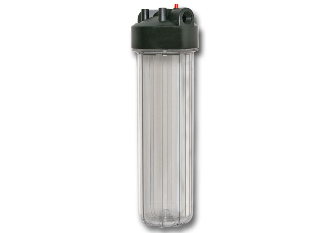 WFC20BB1-2 : Obudowa z podwójnym uszczelnieniem BB20 - przeźroczysta gwint 1 cal