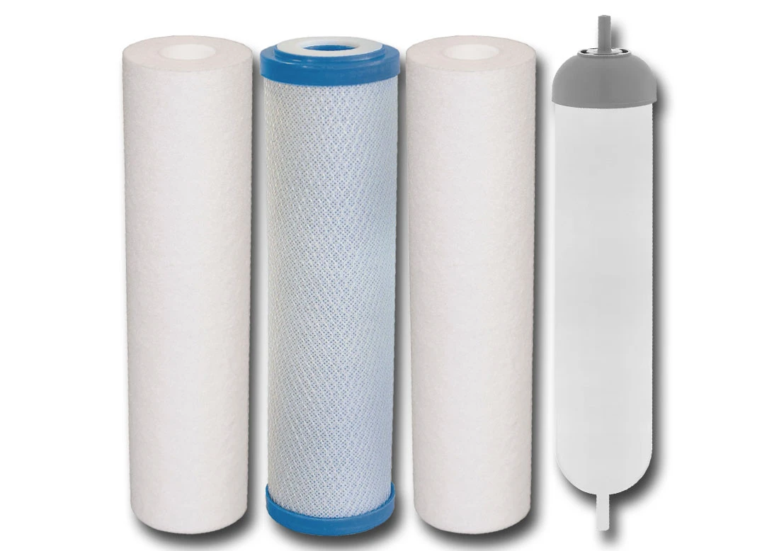 KP-RO5-USTM-Q : Komplet wkładów do osmozy RO5 - wtyk 6,4 mm