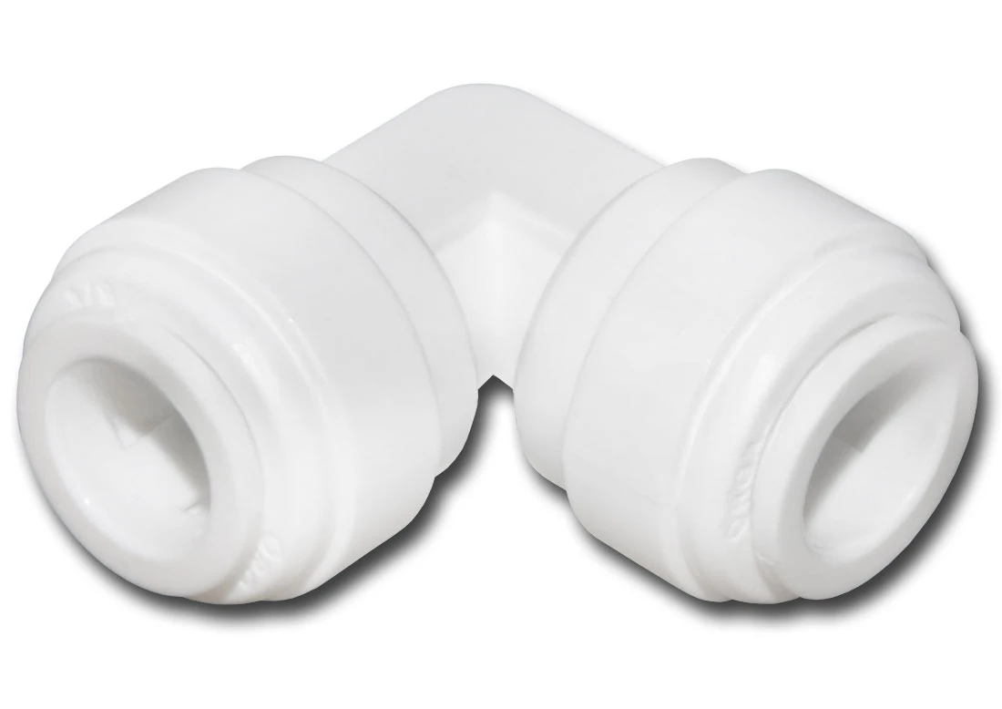 Q-UE0606 : Kolanko 3/8 cala wężyk x 3/8 cala wężyk Q-UE0606 : Kolanko 3/8 cala wężyk x 3/8 cala wężyk