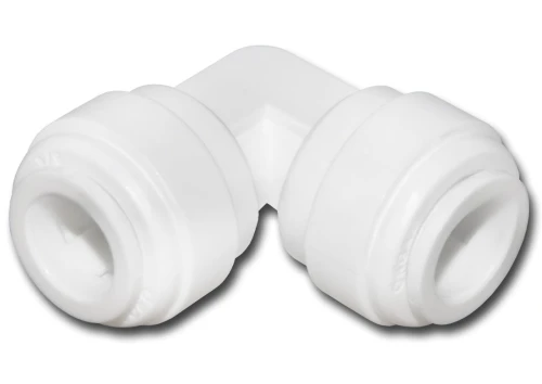 Q-UE0606 : Kolanko 3/8 cala wężyk x 3/8 cala wężyk Q-UE0606 : Kolanko 3/8 cala wężyk x 3/8 cala wężyk