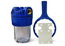 WF1/5 : Korpus na wkłady 5 cali - komplet z płytką i kluczem - 1 cal