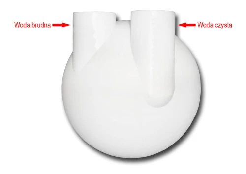 YT-25-KPL : Kompletna obudowa membrany ze złączkami i zaworem zwrotnym