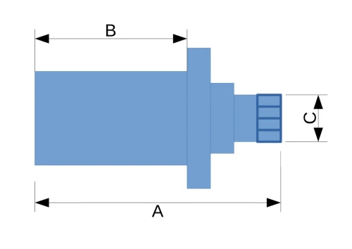 B101-4-HS : Głowiczki do kraników podwójnych (komplet)