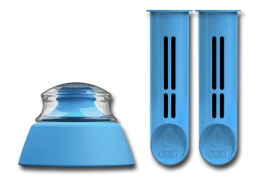 DAFI-BUT-WKL-NIE : Dwa wkłady + korek do butelki (niebieski) DAFI-BUT-WKL-NIE : Dwa wkłady + korek do butelki (niebieski)