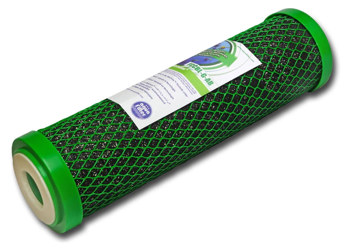 FCCBL-G-AB : Blok węglowy Aquafilter 10 cali wersja Gold (BACinix)