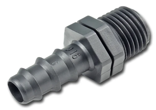 MU-PRO-12-16MM : Złącze proste na wąż 16 mm z gwintem 1/2 cala MU-PRO-12-16MM : Złącze proste na wąż 16 mm z gwintem 1/2 cala