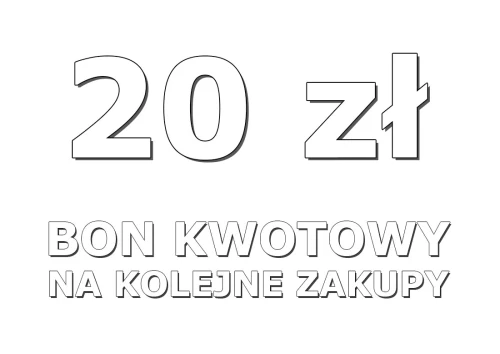 BON-20 : Bon o wartości 20 zł na przyszły zakup BON-20 : Bon o wartości 20 zł na przyszły zakup