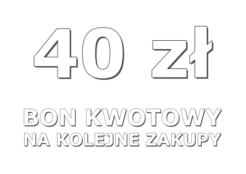 BON-40 : Bon o wartości 40 zł na przyszły zakup