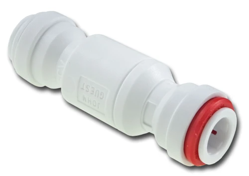 38SCV : Prostka John Guest 2 x wężyk 3/8 cala z zaworem zwrotnym 38SCV : Prostka John Guest 2 x wężyk 3/8 cala z zaworem zwrotnym