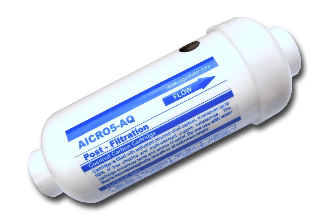 AICRO5 : Filtr węglowy Aquafilter 5 cali (gwint 1/4 cala) AICRO5 : Filtr węglowy Aquafilter 5 cali (gwint 1/4 cala)