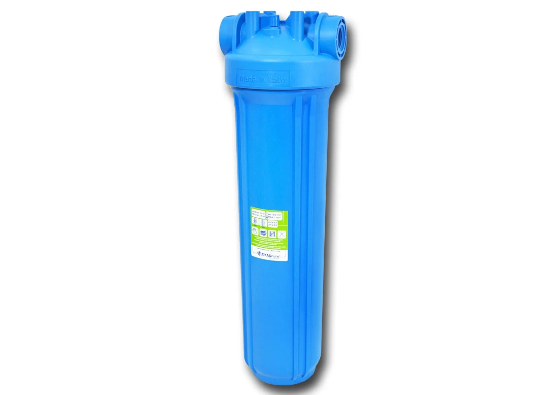 RA1800912 : Obudowa AtlasFiltri BB20 DP BIG 20 MONO AB gwint 6/4 cala - niebieska