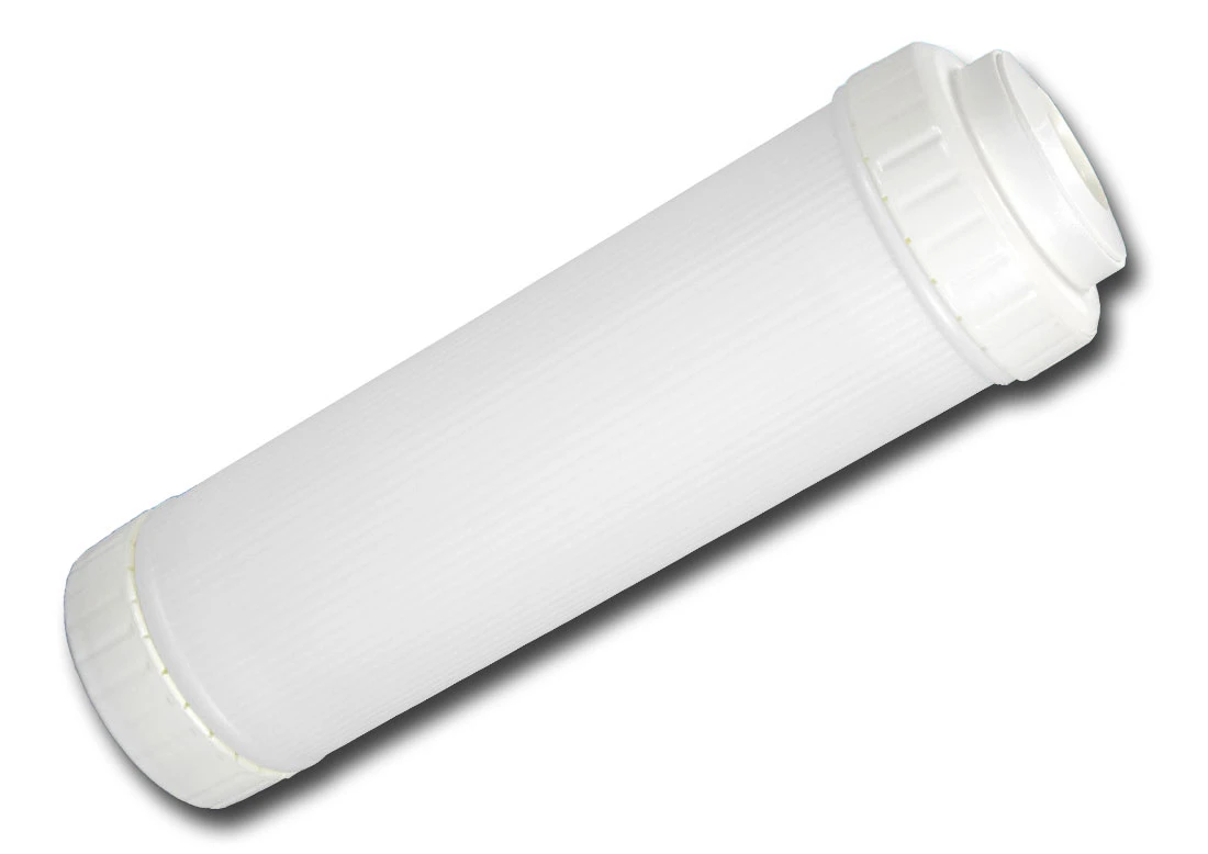 FCEB10-W : pusty wkład 10 cali - biała obudowa wkładu