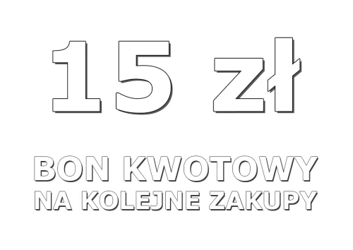 BON-15 : Bon o wartości 15 zł na przyszły zakup