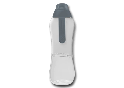 DAFI-BUTELKA-SZA-07 : Butelka filtrująca 0,7 litra szara - 2 wkłady filtrujące