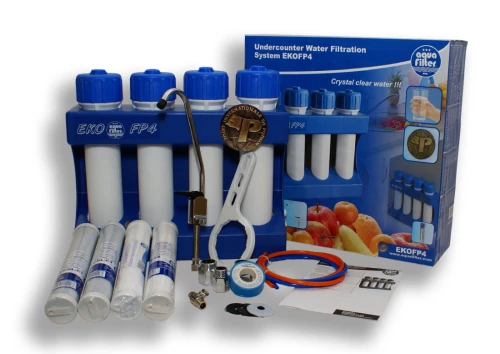 EKOFP4 : Czterostopniowy, kuchenny filtr podzlewozmywakowy EKOFP4