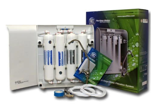 EXCITO : Poczwórny filtr wody Aquafilter do kuchni