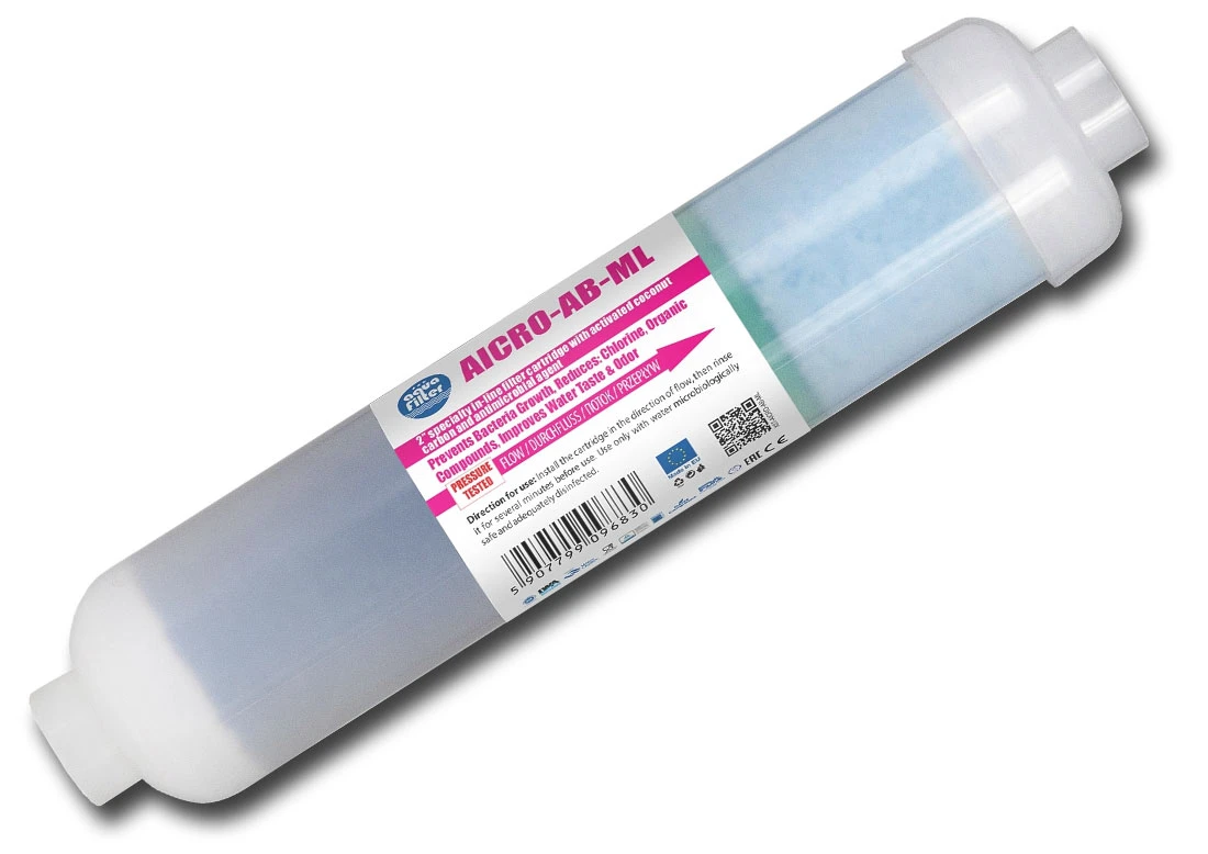 AICRO-AB : Filtr węglowy Aquafilter BACINIX (gwint 1/4 cala)