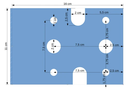 BRBB : Pojedyncza płytka montażowa do filtrów Big Blue USTM