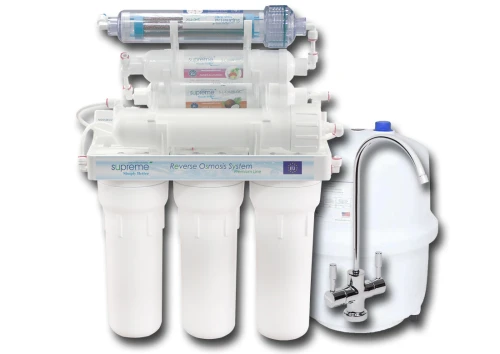 RO7-SUPREME-PREMIUM : Filtr RO7 100 GPD z mineralizacją i biorezonatorem (wkłady antybakteryjne) RO7-SUPREME-PREMIUM : Filtr RO7 100 GPD z mineralizacją i biorezonatorem (wkłady antybakteryjne)