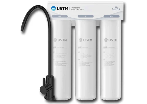 ULTRA-BLACK-STYLE : Filtr zmiękczający wodę z membraną antybakteryjną