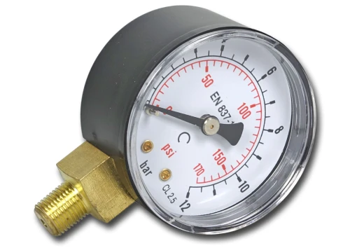 AA9020638 : Manometr, ciśnieniomierz 0-12 bar - gwint 1/8 cala AA9020638 : Manometr, ciśnieniomierz 0-12 bar - gwint 1/8 cala