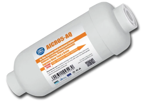 AICRO5 : Filtr węglowy Aquafilter 6 cali (gwint 1/4 cala)
