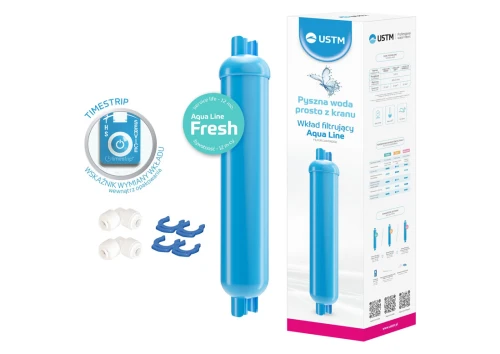 L-AQUALINE-FRESH : Antybakteryjny wkład wymienny usuwający chlor i klarujący wodę