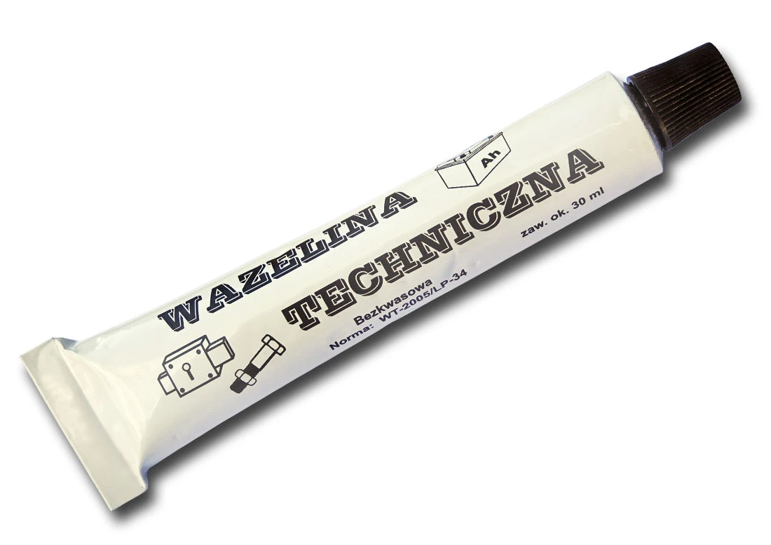 WAZELINA : Wazelina techniczna do konserwacji uszczelek - opakowanie ok 30 ml WAZELINA : Wazelina techniczna do konserwacji uszczelek - opakowanie ok 30 ml