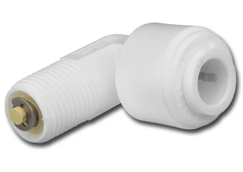 A4ME4-CV-W : Kolanko 1/4 gz z szybkozłączką na wężyk i zaworem zwrotnym A4ME4-CV-W : Kolanko 1/4 gz z szybkozłączką na wężyk i zaworem zwrotnym