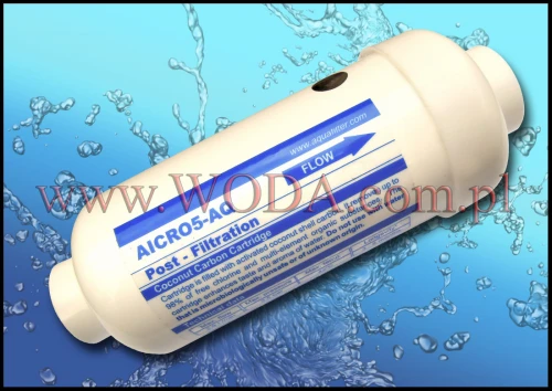 AICRO5 : Filtr węglowy Aquafilter 5 cali (gwint 1/4 cala)