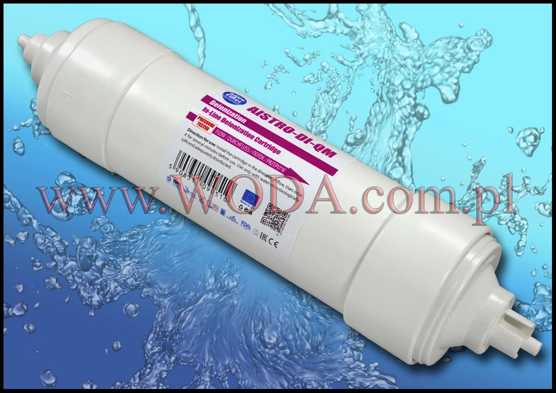 AISTRO-DI-QM : Liniowy filtr demineralizujący wodę