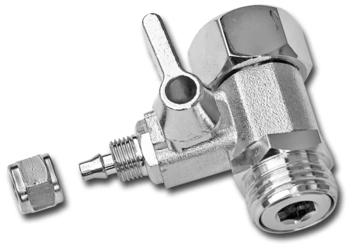 AP-BWF-06 : Przyłącze 3/8 cala z zaworem na wężyk 1/4 cala AP-BWF-06 : Przyłącze 3/8 cala z zaworem na wężyk 1/4 cala