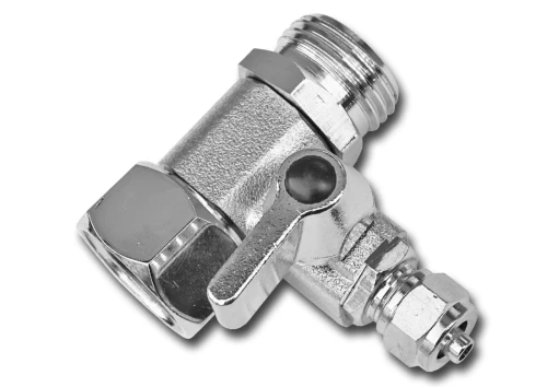 AP-BWF-06 : Przyłącze 3/8 cala z zaworem na wężyk 1/4 cala AP-BWF-06 : Przyłącze 3/8 cala z zaworem na wężyk 1/4 cala