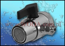 AP-SDV-04Q : Mosiężne, chromowane przyłącze wody do wylewki baterii zlewozmywaka