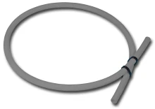 AP-TUB-04-G : Szary wężyk do filtrów wody - średnica 1/4 cala (6,35 mm)