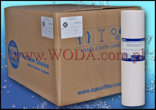 FCPS1 : Wkład 1 mikron Aquafilter (karton 50 sztuk) 10 x 2,5 cala