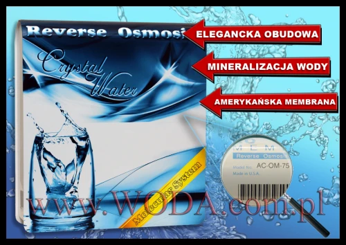 CRYSTAL-WATER : Profesjonalny system molekularny z najlepszą membraną Bluefilters