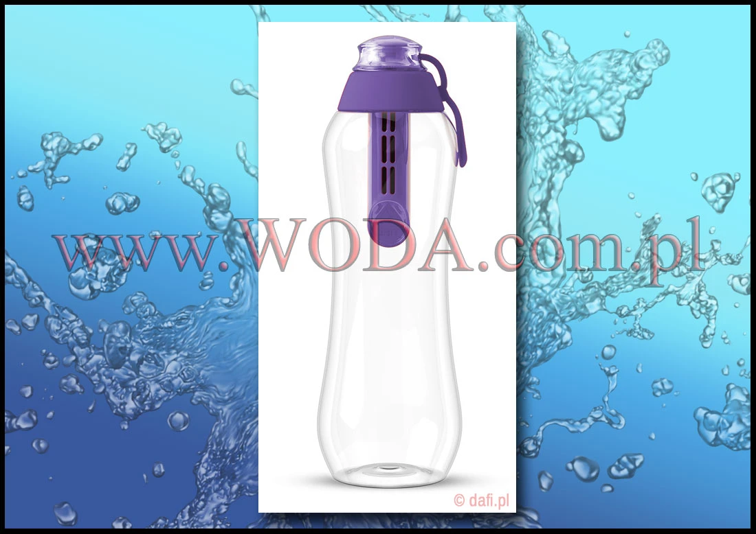 DAFI-BUTELKA-FIO-03 : Butelka filtrująca 0,3 litra fioletowa