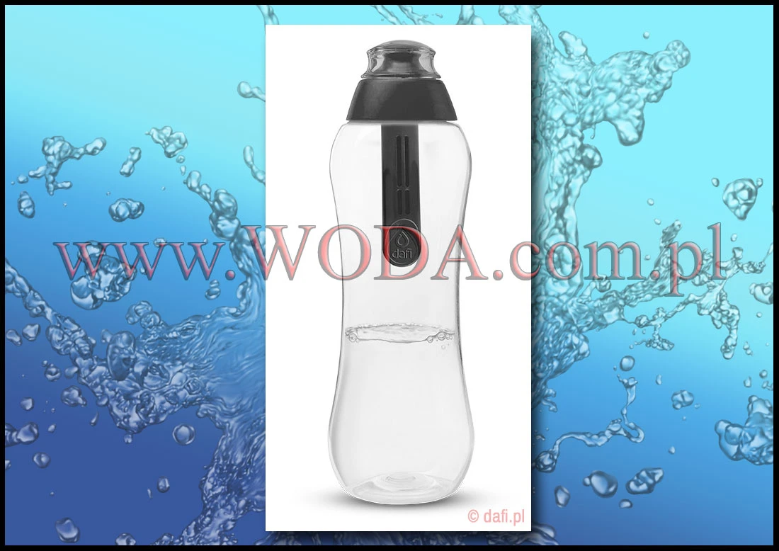 DAFI-BUTELKA-GRA-03 : Butelka filtrująca 0,3 litra grafitowa